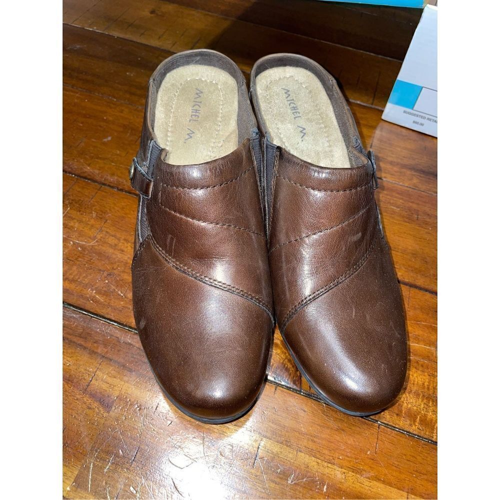 Michel M Clair Brown Women’s Heel Booties Size 8